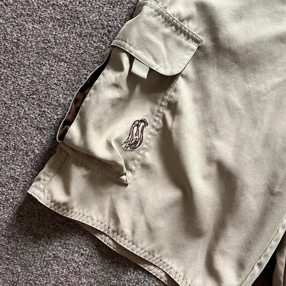 Vintage Y2K Tony Hawk Skateboarding Cargo Shorts Khaki Men’s 30 Retro Streetwear - Picture 5 of 15